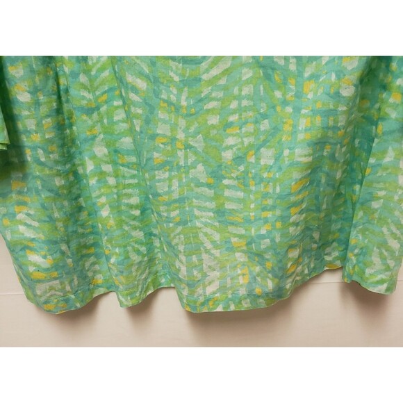 Heart of Palm Blouse S 24 Mint Green Embellished Long Sleeve Vintage Summer NWOT - Picture 4 of 12
